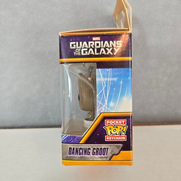 Funko Pop! Guardians of the Galaxy Dancing Groot Bobble-Head Pocket Keychain NEW - Picture 4 of 7